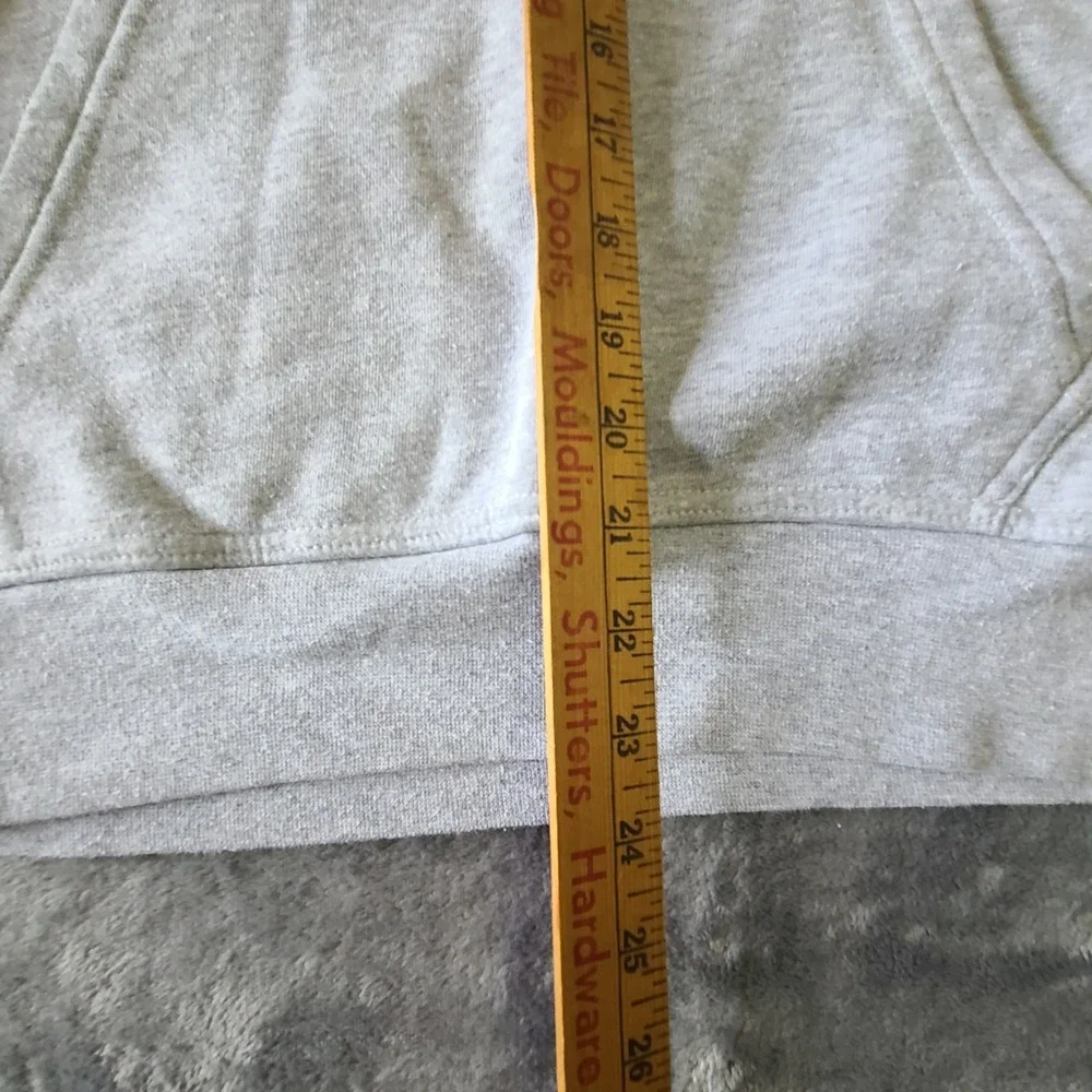 North Face Mrns Medium Pullover Hoodie Gray/ Green  Outdoora‎ Hiking